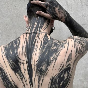 Мужские тату на спине (25)