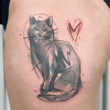 Тату на бедре (16)