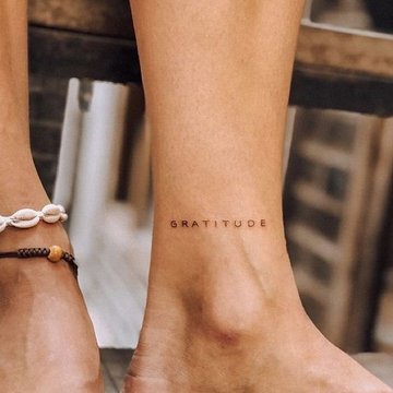 Тату на щиколотке (26)
