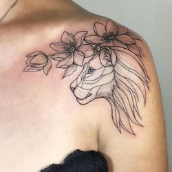 Tatouage Épaule Femme