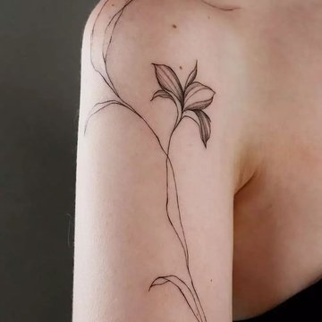 Женские тату на плече (26)