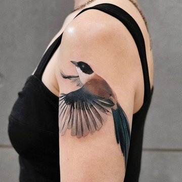 Женские тату на плече (10)