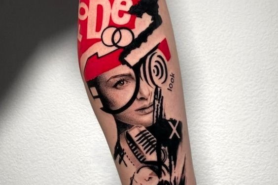 мужские тату на голени (15)